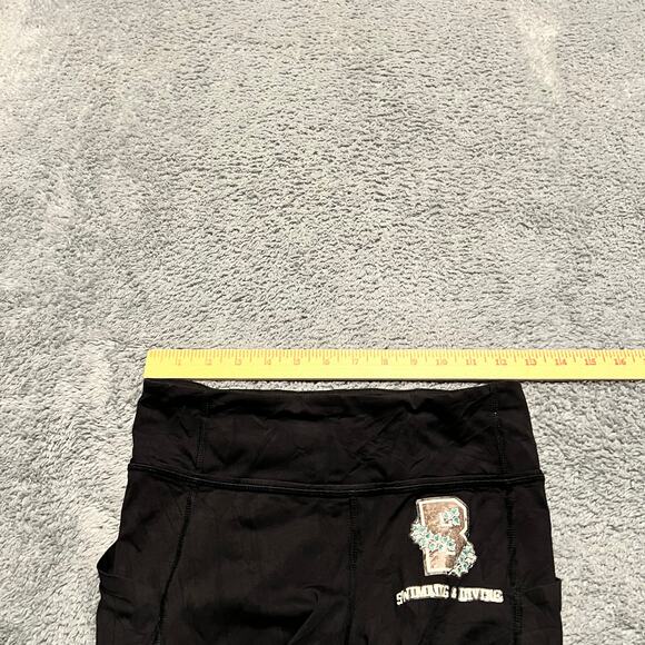 Lululemon Leggings Womens 4 Cropped Capri Workout Pants Black Pockets - Picture 6 of 8